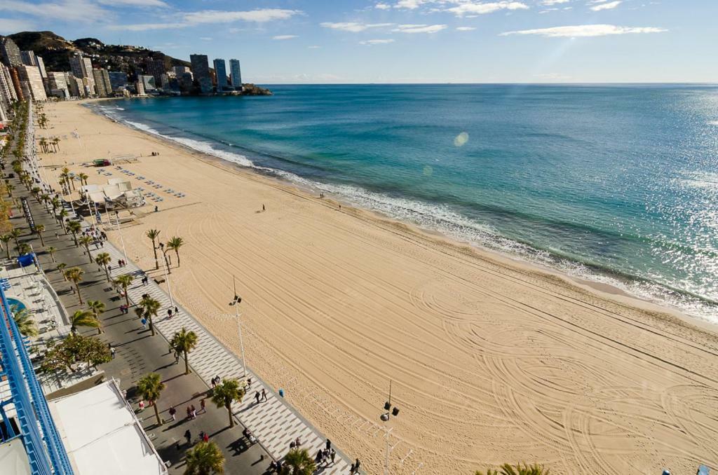 Las Palmeras 12D Appartamento Benidorm Esterno foto